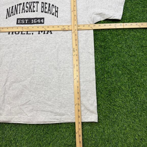 Vintage 00s Nantasket Beach Hull, MA Spell Out T-Shirt men’s XL - Picture 5 of 5